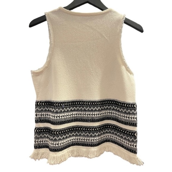 Madewell - Villagrove Sweater Tank in Bright Ivory - Picture 6 of 14